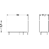 Relais de puissance miniature SPDT 16A, AgNi+Au, 24DC - REL-MR- 24DC/21HC AU