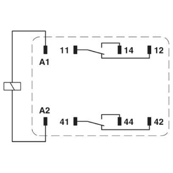 Relais 8 broches, DPDT, 12A, Ind. méca., Led, Diode, BT, 24DC - REL-IR2/LDP- 24DC/2X21 Relais 8 broches, DPDT, 12A, Ind. méca., Led, Diode, BT, 24DC - REL-IR2/LDP- 24DC/2X21-Lire la description