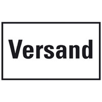 Türhinweisschild Versand, Folie, selbstklebend, 200x300mm-Beschreibung lesen