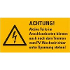 Warn-Kombischild Achtung! Aktive Teile..., RoHS konform, Folie, 52x26mm, 10/Bogen, ASR A1.3, DIN EN ISO 7010 W012 Warn-Kombischild Achtung! Aktive Teile..., RoHS konform, Folie, 52x26mm, 10/Bogen, ASR A1.3, DIN EN ISO 7010 W012
