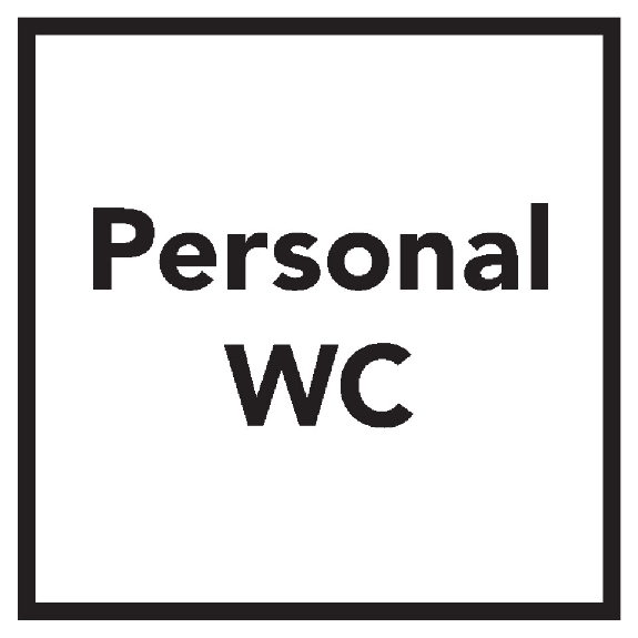 Türschild Personal-WC, Folie, selbstklebend, 150x150mm Türschild Personal-WC, Folie, selbstklebend, 150x150mm-Beschreibung lesen