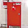 Brandschutzschild Brandbekämpfung, Folie, selbstklebend, 200x200mm, ASR A1.3, DIN EN ISO 7010 F004 Brandschutzschild Brandbekämpfung, Folie, selbstklebend, 200x200mm, ASR A1.3, DIN EN ISO 7010 F004
