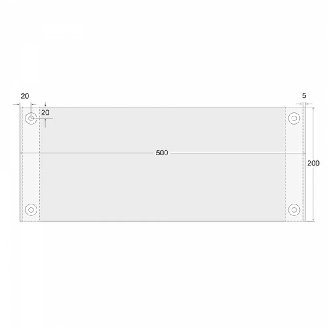 Protection de colonnes rectangulaires Morion lg 500mm - 422.16.620-Lire la description