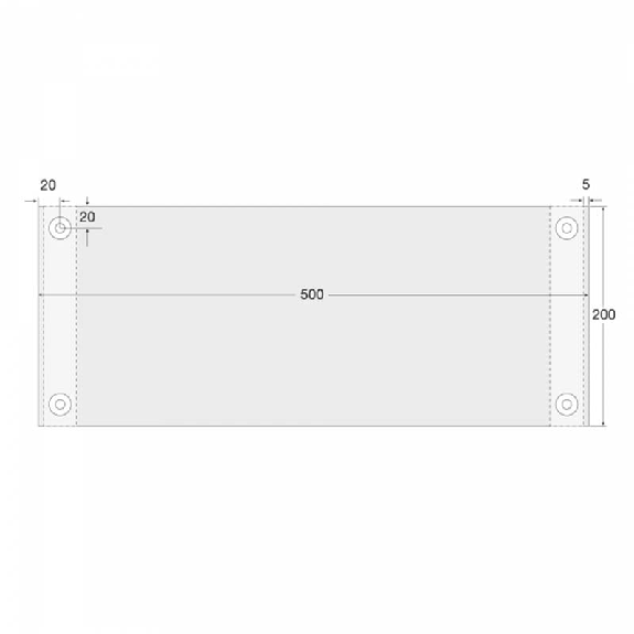 Protection de colonnes rectangulaires Morion lg 500mm - 422.16.620 Protection de colonnes rectangulaires Morion lg 500mm - 422.16.620-Lire la description