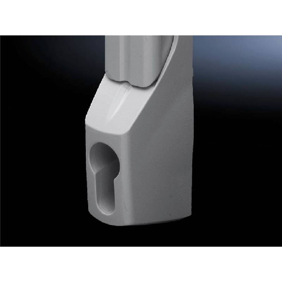 Poignée Confort, pour serrure semi-cylindrique, RAL 7035 - TS 8611.070 Poignée Confort, pour serrure semi-cylindrique, RAL 7035 - TS 8611.070-Lire la description
