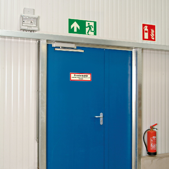 PERMALIGHT power langnachleuchtend Feuerwehrschild Brandschutztür verkeilen..., Aluminium, 74x210mm, DIN 4066 PERMALIGHT power langnachleuchtend Feuerwehrschild Brandschutztür verkeilen..., Aluminium, 74x210mm, DIN 4066-Beschreibung lesen