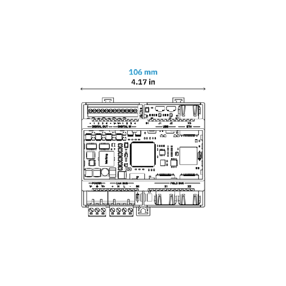 Control Unit 200 SERIES - PROFIsafe, Ethernet and digital I/O - 90301011 (C201A-PNS) Control Unit 200 SERIES - PROFIsafe, Ethernet and digital I/O - 90301011 (C201A-PNS)-Lire la description