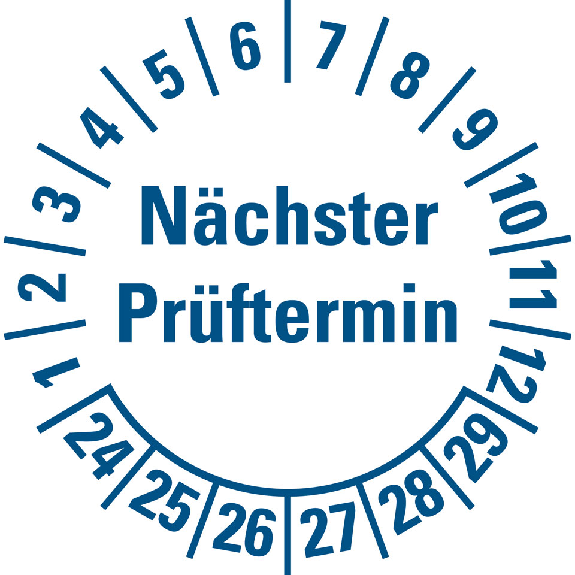 Prüfplakette NP 24-29,weiß/blau,DIN EN 60601-01,Spezialkleber,Ø 20mm,10/Bogen Prüfplakette NP 24-29,weiß/blau,DIN EN 60601-01,Spezialkleber,Ø 20mm,10/Bogen-Beschreibung lesen
