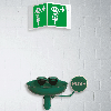 Rettungs-Nasenschild Augenspüleinrichtung, Kunststoff, 200x200mm, ASR A1.3, DIN EN ISO 7010 E011 Rettungs-Nasenschild Augenspüleinrichtung, Kunststoff, 200x200mm, ASR A1.3, DIN EN ISO 7010 E011