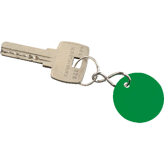 Kennzeichnungsmarken, blanko, mit 1 Bohrung zur Befestigung, grün, Aluminium, Ø 30mm, 100/VE Kennzeichnungsmarken, blanko, mit 1 Bohrung zur Befestigung, grün, Aluminium, Ø 30mm, 100/VE-Beschreibung lesen