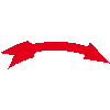 Drehrichtungspfeil, rechtsweisend, rot, Folie, selbstklebend, 19x111mm, 5/Bogen Drehrichtungspfeil, rechtsweisend, rot, Folie, selbstklebend, 19x111mm, 5/Bogen