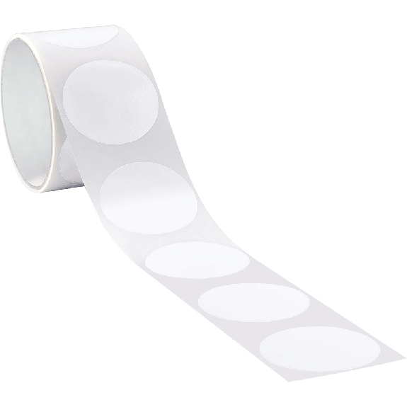 Markierungspunkt, blanko, weiß, Folie, selbstklebend, Ø 75mm, 100/Rolle Markierungspunkt, blanko, weiß, Folie, selbstklebend, Ø 75mm, 100/Rolle-Beschreibung lesen