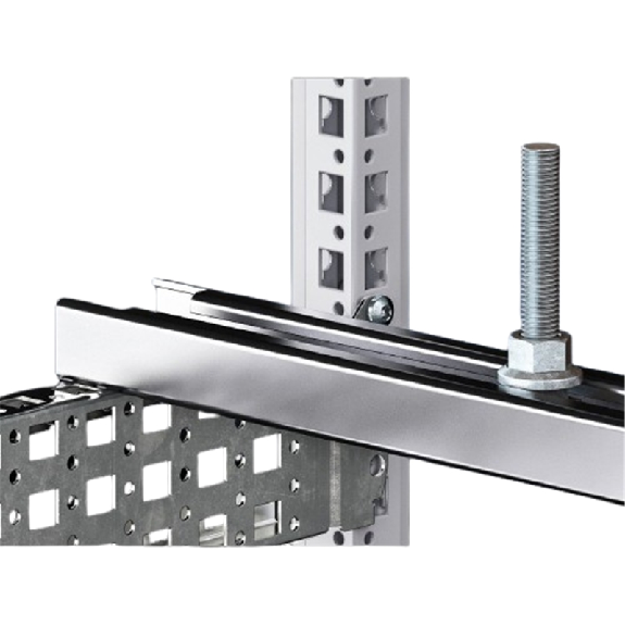 Rail porteur 48 x 26 mm en acier 1200x-x-mm (LxHxP) - VX 8617.830 Rail porteur 48 x 26 mm en acier 1200x-x-mm (LxHxP) - VX 8617.830-Lire la description