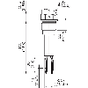 Détecteur vibrant de niveau pour liquides 115mm PNP G 1 A PN 64 - LFV200-XXSGATPML