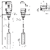 Sonde de niveau à câble 4000 mm, analogique PNP/NPN, G ¾ A - LFP4000-E4NMB