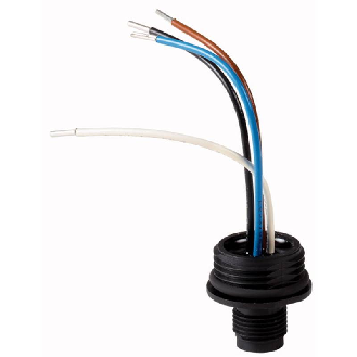 M12A Mâle 4p +module de pontage, M20, IP66, 250V, 4A - M12A-Lire la description