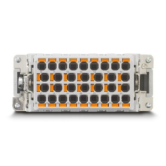 Elément de contact, mâle, 32+PE, Push-in, 500V, 16A, 0,5-2,5mm² - HC-BB32-I-PT-M Elément de contact, mâle, 32+PE, Push-in, 500V, 16A, 0,5-2,5mm² - HC-BB32-I-PT-M-Lire la description