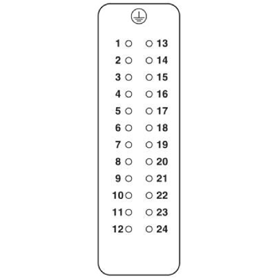 Élément de contact femelle, 24 pôles, Push-in, (1-24) - HC-B24-I-PT-F Élément de contact femelle, 24 pôles, Push-in, (1-24) - HC-B24-I-PT-F-Lire la description