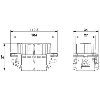 Élément de contact femelle, 24 pôles, Push-in, (1-24) - HC-B24-I-PT-F Élément de contact femelle, 24 pôles, Push-in, (1-24) - HC-B24-I-PT-F