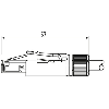 RJ45 Mâle Droit 4p Blindé; Ethernet CAT5, Noir, IP20; Confectionnable - 7000-74001-0000000