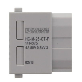Module à élément de contact, 25 pôles, femelle - HC-M-25-CT-F-Lire la description