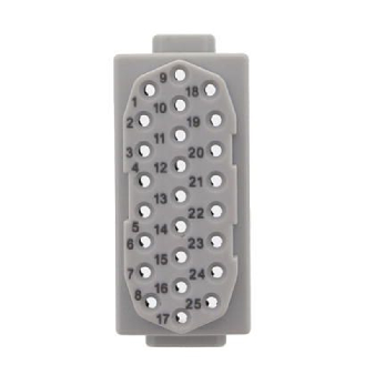 Module à élément de contact, 25 pôles, femelle - HC-M-25-CT-F-Lire la description
