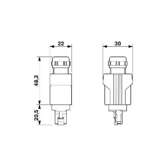 RJ45 Mâle Droit 8p; Bornes IDC PG9; Ethernet CAT5, 1 Gbit/s - VS-PPC-C1-RJ45-MNNA-PG9-8Q5 RJ45 Mâle Droit 8p; Bornes IDC PG9; Ethernet CAT5, 1 Gbit/s - VS-PPC-C1-RJ45-MNNA-PG9-8Q5-Lire la description