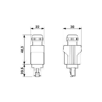 RJ45 Mâle Droit 8p; Bornes IDC PG9; Ethernet CAT5, 1 Gbit/s - VS-PPC-C1-RJ45-MNNA-PG9-8Q5-Lire la description