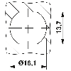Adaptateur, N (femelle) > N (femelle) - RAD-ADP-N/F-N/F Adaptateur, N (femelle) > N (femelle) - RAD-ADP-N/F-N/F