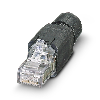 RJ45 Mâle Droit 8p; Bornes autodénudantes IDC; CAT5e, 1 Gbit/s, Noir - VS-08-RJ45-5-Q/IP20 BK RJ45 Mâle Droit 8p; Bornes autodénudantes IDC; CAT5e, 1 Gbit/s, Noir - VS-08-RJ45-5-Q/IP20 BK