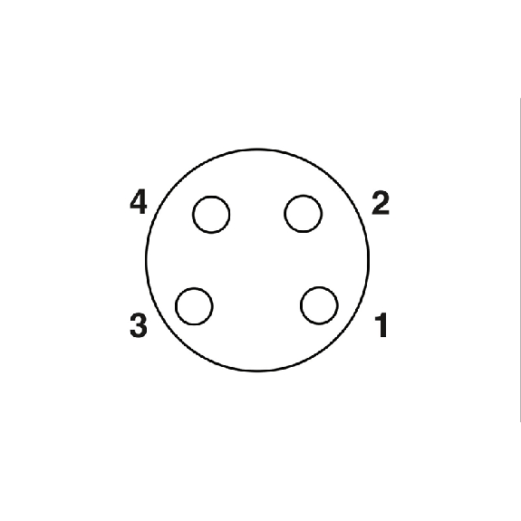 M08A Fem Droit 4p/M12A Mâle Droit 4p; PUR 4x0.25 Gris/Noir 0.3m - SAC-4P-M12MS/0,3-PUR/M 8FS M08A Fem Droit 4p/M12A Mâle Droit 4p; PUR 4x0.25 Gris/Noir 0.3m - SAC-4P-M12MS/0,3-PUR/M 8FS-Lire la description