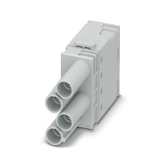 Module 4 contacts de puissance femelle, Push-in, 830 V, 40 A - HC-M-04-PT-F Module 4 contacts de puissance femelle, Push-in, 830 V, 40 A - HC-M-04-PT-F-Lire la description