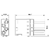 Module 4 contacts de puissance femelle, Push-in, 830 V, 40 A - HC-M-04-PT-F Module 4 contacts de puissance femelle, Push-in, 830 V, 40 A - HC-M-04-PT-F