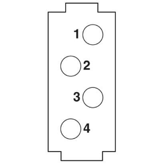 Module 4 contacts de puissance femelle, Push-in, 830 V, 40 A - HC-M-04-PT-F Module 4 contacts de puissance femelle, Push-in, 830 V, 40 A - HC-M-04-PT-F-Lire la description