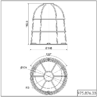 Grille protectrice - 975.826.03-Lire la description