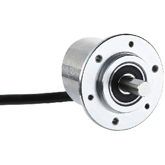 Codeur inc. Ø50mm Axe plein 8mm 1000i/t 5V TTL/RS422 M12 8P+C0.5m - DBS50E-S5AP01000-Lire la description
