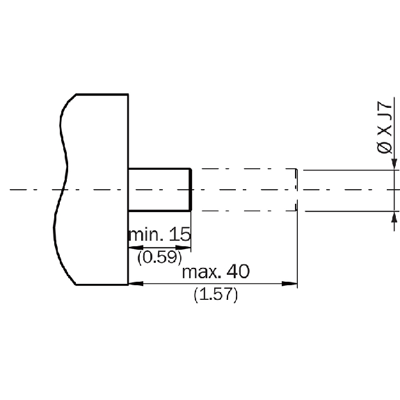 Codeur inc. Ø60mm Axe creux 8mm 0500i/t 10-27V HTL/PushPull C5m - DBS60E-BBEM00500-Lire la description