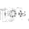 Roue de mesure 200mm 7-27V HTL/Push pull câble 10m - DBV50E-22GNA1000