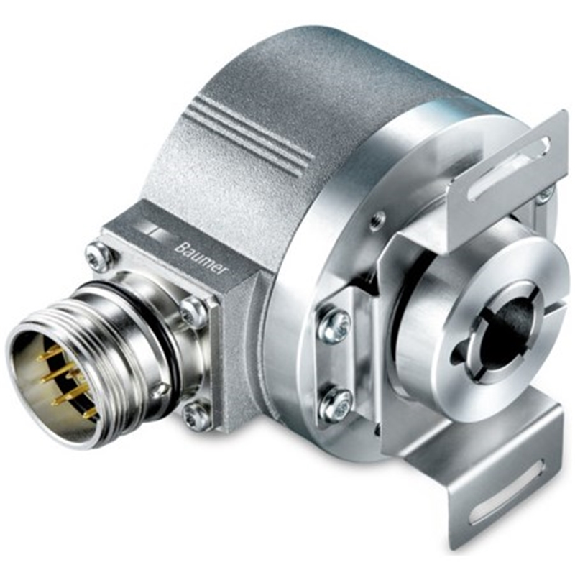 Codeur inc. Ø58mm Axe trav. 12mm 1024i/t 5V TTL/RS422 M23 12P IP65 - EIL580-TNB2.5EE.01024.A-Lire la description