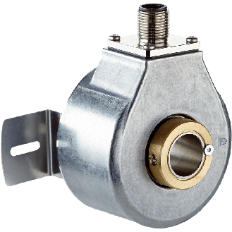 Codeur inc. Ø60mm Axe trav. 10mm 10-27V 2500i/t TTL/PushPull M12 8P - DBS60E-RDEC02500-Lire la description