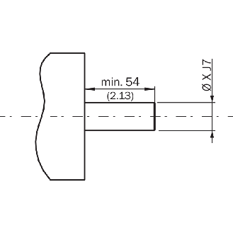 Codeur inc. Ø60mm Axe trav. 10mm 10-27V 2500i/t TTL/PushPull M12 8P - DBS60E-RDEC02500-Lire la description