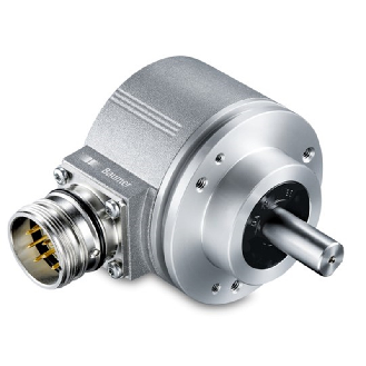 Codeur inc. Ø58mm Axe plein 10mm 3600i/t 4,75-30V HTL/Totem pôle - EIL580-SC10.5EQ.03600.A-Lire la description