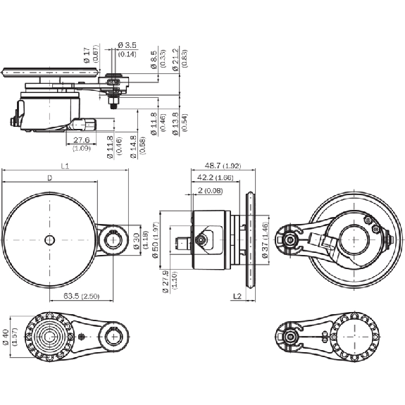 Roue de mesure incrémentale 300mm, 1 ... 1500i/t, TTL/HTL - DUV60E-32KFAADA Roue de mesure incrémentale 300mm, 1 ... 1500i/t, TTL/HTL - DUV60E-32KFAADA-Lire la description