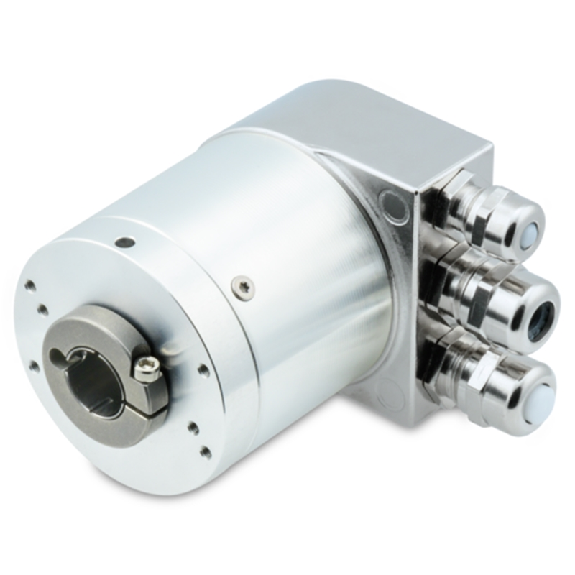 Codeur abs. Ø58mm multitours Axe creux 14mm 10-30V PROFINET M12 - GBMMS.4203EA2-Lire la description