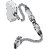 Cellule Barrage (E+R) Ligne Laser P=3,5m / Connect.+Câble 2m - WSE130L-54