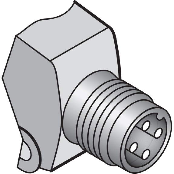 Cellule EAP PNP P=350mm Pot. IR LO/DO / M12 4P - WTB9-3P2411S09-Lire la description
