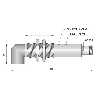 Cellule Bar. reflex PNP/NPN P=500mm IR M18 Métal Radial M12 - FT18SM-CR 90 H