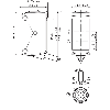 Cellule Directe PNP P=900mm IR LO/DO Inox V4A / Câble 2m - GTE6-F2421V