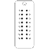 Élément de contact mâle, 16 pôles + PE, Push-in, (1-16) - HC-B16-I-PT-M