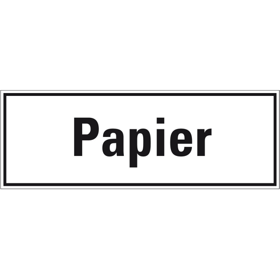 Hinweisschild Papier, weiß/schwarz, Folie, selbstklebend, 297x105mm Hinweisschild Papier, weiß/schwarz, Folie, selbstklebend, 297x105mm-Beschreibung lesen
